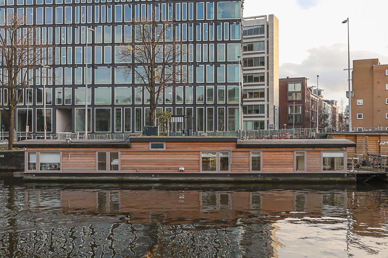 Houseboat Next To Amstel Amesterdão Exterior foto