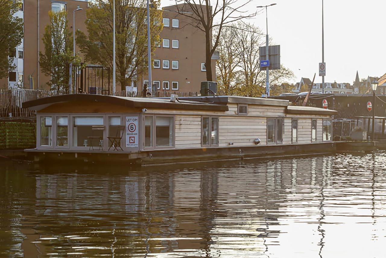 Houseboat Next To Amstel Amesterdão Exterior foto